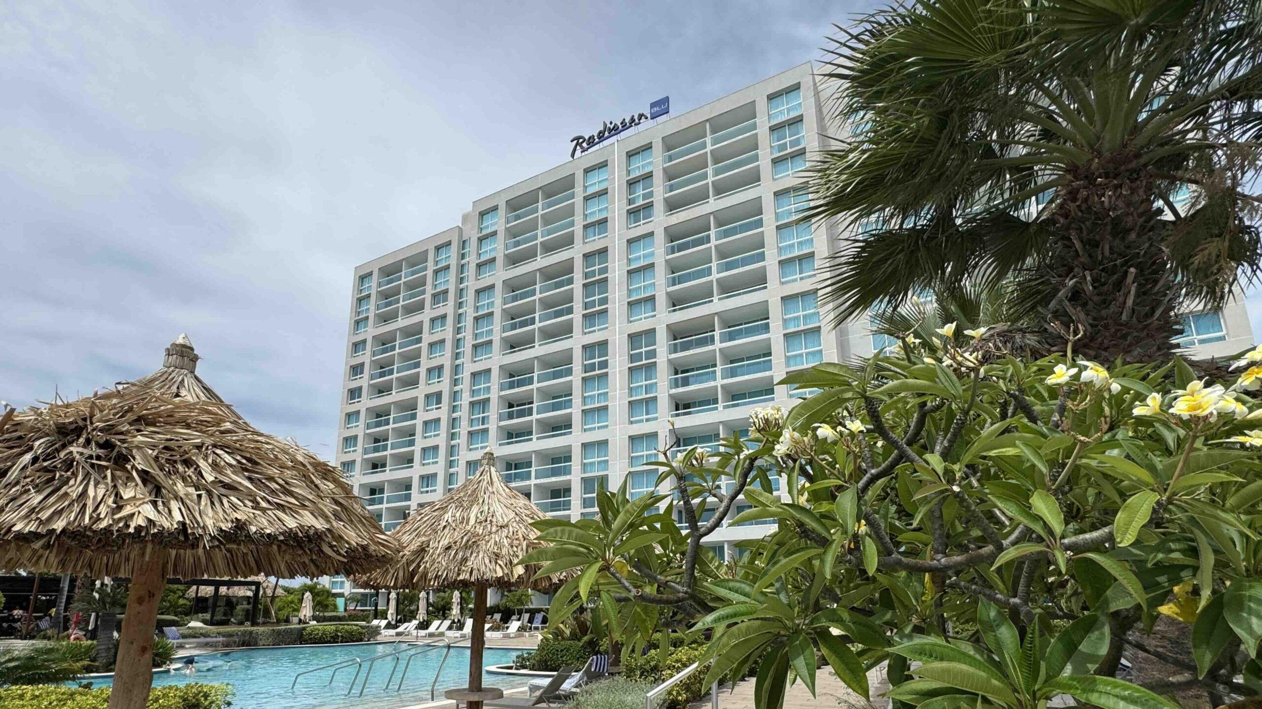 Radisson Blu Aruba pools at one of the best luxury travel in Aruba one happy island experiences photo Bryan Dearsley
