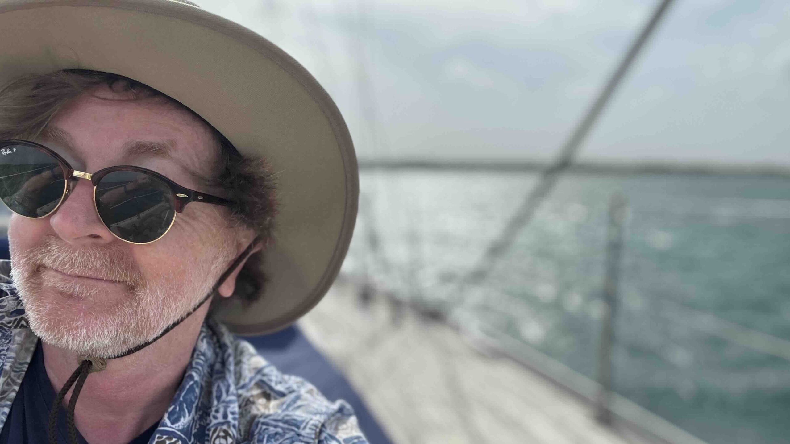 The Author selfie while sailing in Aruba